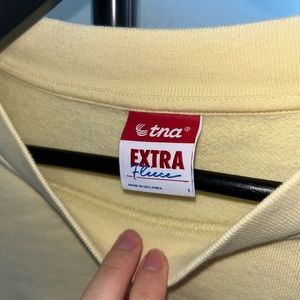 Extra Fleece Mega Crewneck TNA yellow